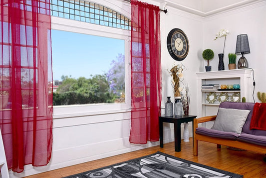 Sheer Curtains. 2 Panels set. - Anna's Linens