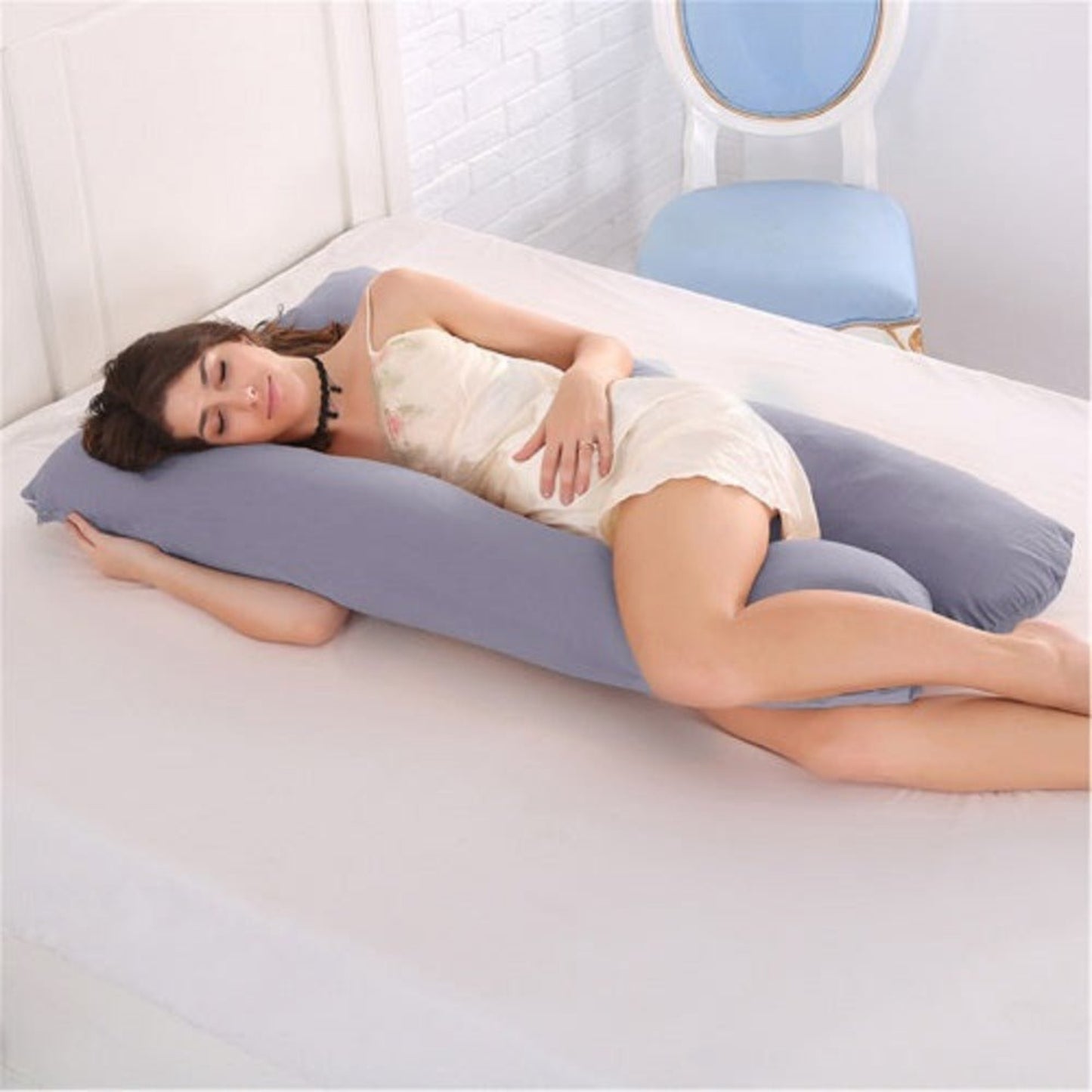 U shape Maternity Pregnancy Pillow Side Sleeper - Anna's Linens