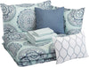 10-Piece Comforter Bedding Set, Microfiber, Ultra-Soft | AnyLinen