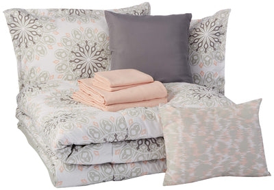 10-Piece Comforter Bedding Set, Microfiber, Ultra-Soft | AnyLinen