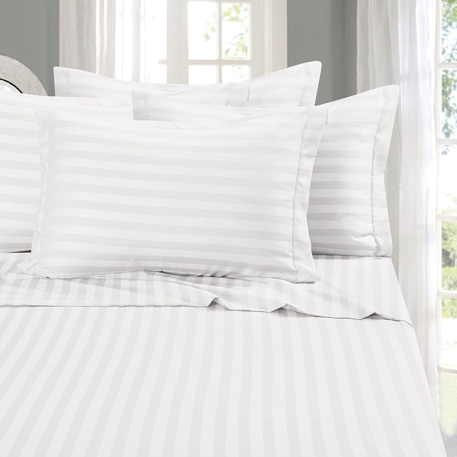 1500 Thread Count Egyptian Quality Wrinkle Resistant 6pc Bed Sheet Set