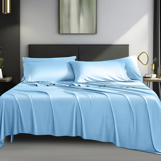 1800 Thread Count Bamboo 6 pcs Bed Sheets Set | Anna's Linens