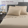 1800 Thread Count Deep Pockets Fade Resistant 6 Pcs Bedding Sheet Set