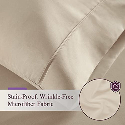 1800 Thread Count Deep Pockets Fade Resistant 6 Pcs Bedding Sheet Set