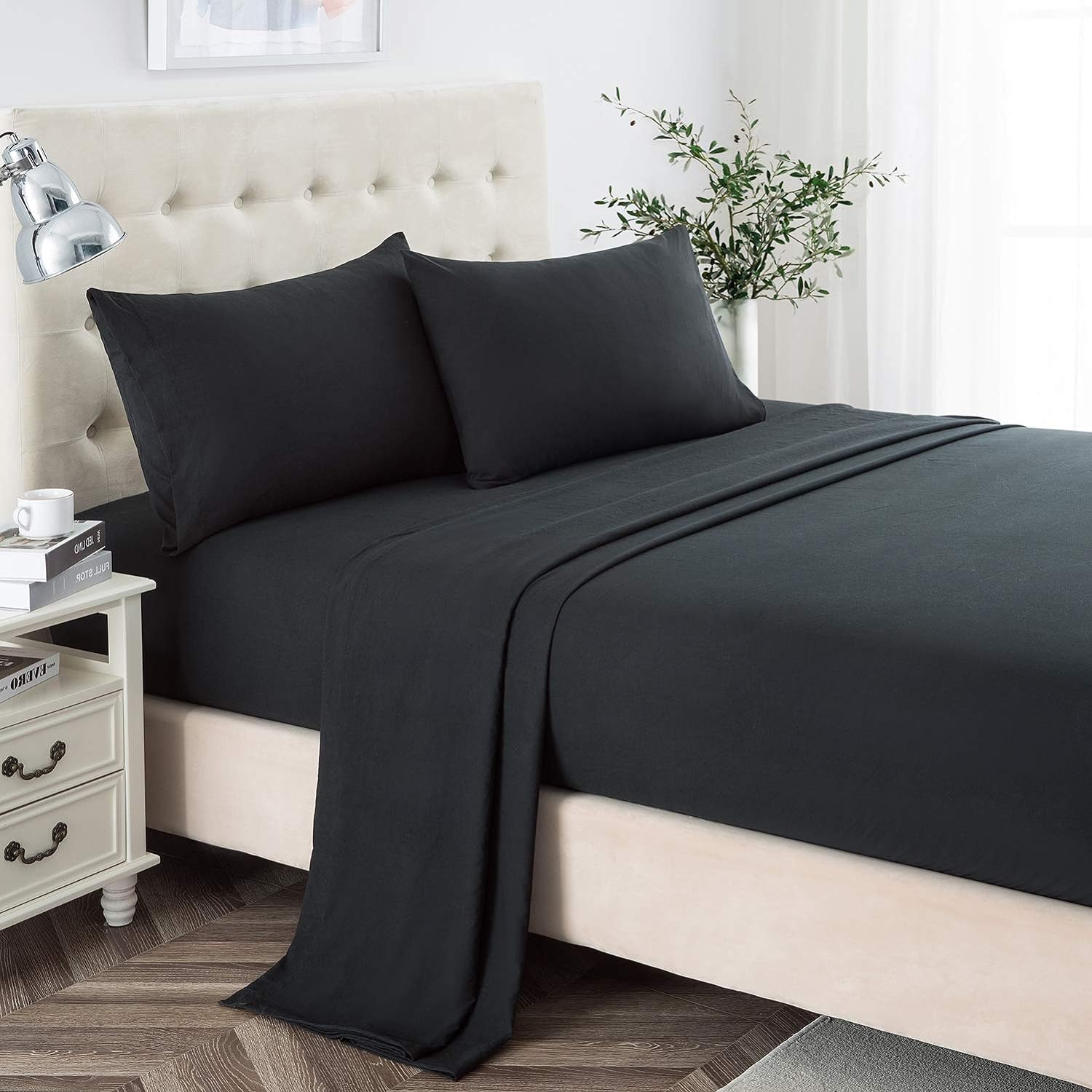 2400 Thread Count Soft Deep Pocket 4 pcs Bed Sheets