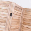 4 Panels 5.6 Ft Tall Wood Room Divider Partition Wall | Any Linen