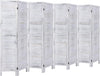 4 Panels 5.6 Ft Tall Wood Room Divider Partition Wall | Any Linen