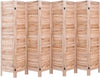 4 Panels 5.6 Ft Tall Wood Room Divider Partition Wall | Any Linen