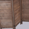 4 Panels 5.6 Ft Tall Wood Room Divider Partition Wall | Any Linen
