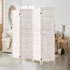 4 Panels 5.6 Ft Tall Wood Room Divider Partition Wall | Any Linen