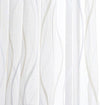 Rod Pocket Wave Stripe Curtain Tulle 2 Panels - Anna's Linens Store