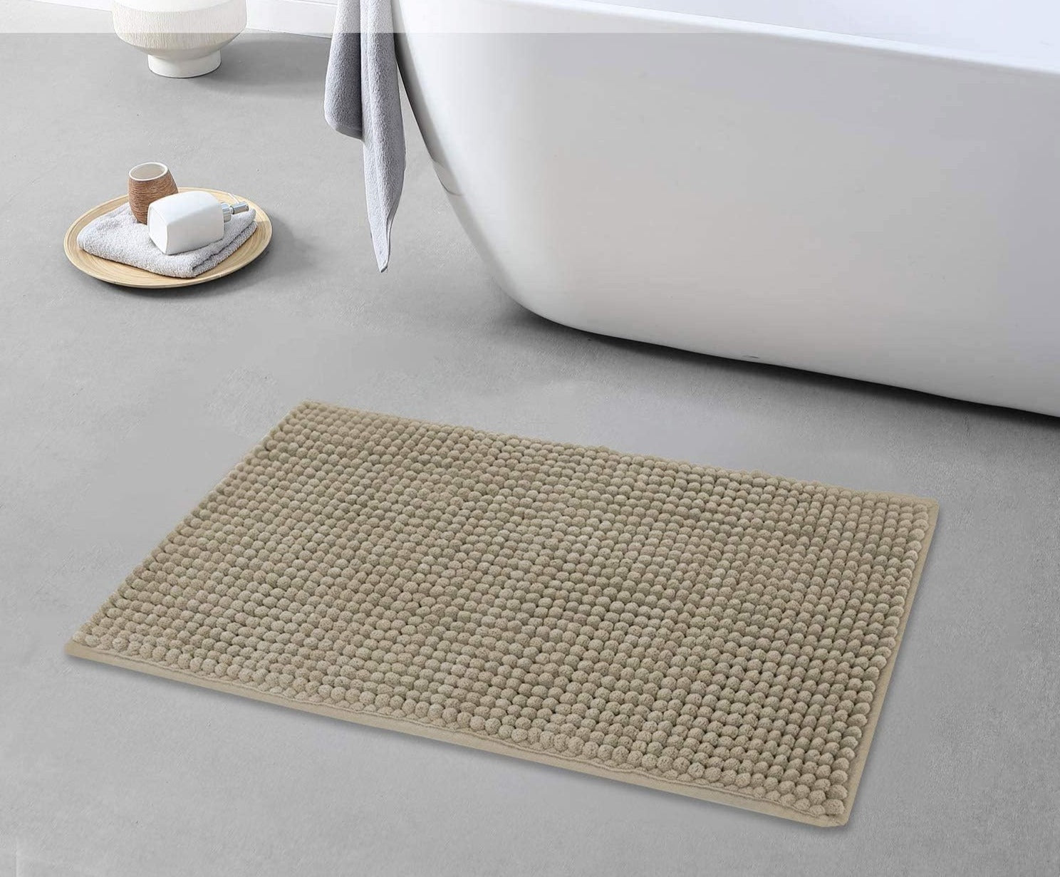 Bath Rug Non Slip Super Absorbent Soft Bath Mat Extra Shaggy - AnyLinen