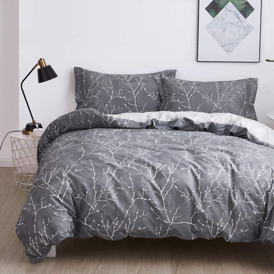 100% Cotton Ultra Soft 3-Piece Duvet Cover Set - AnyLinen