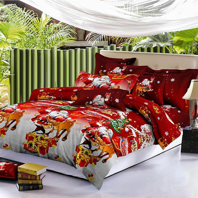 Cartoon Duvet Cover Bed Sheet Set - AnyLinen