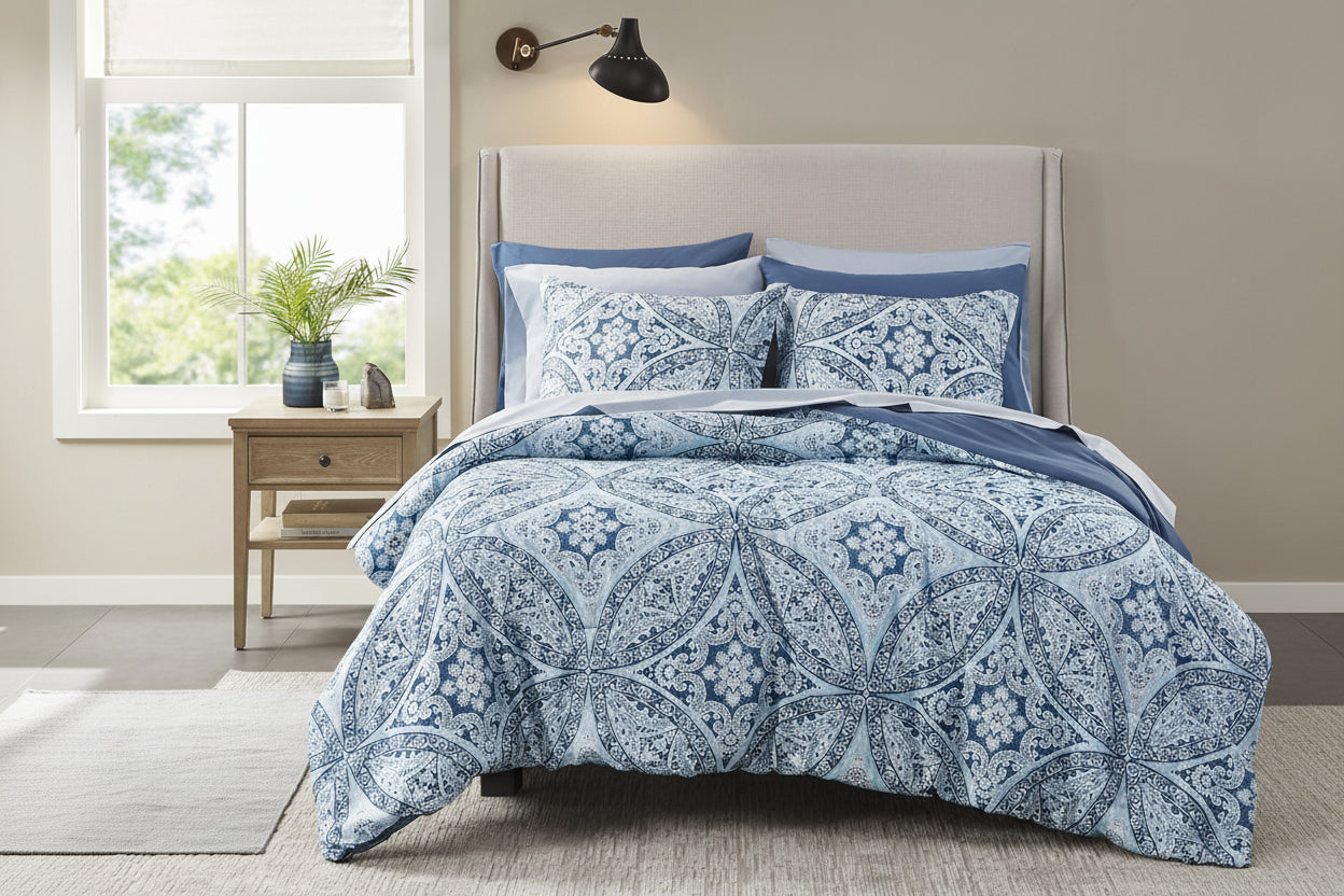 9- Piece Comforter Bedding Set, Microfiber, Ultra - Soft - Anna's Linens