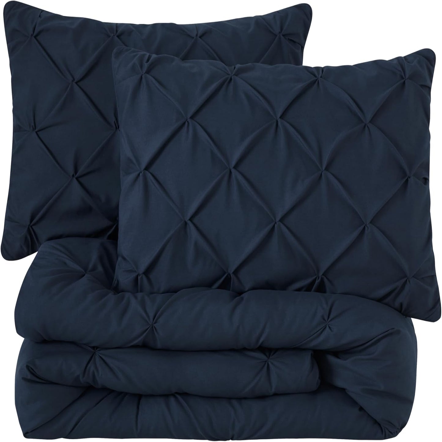 All-Season Quilted Hypoallergenic Plush Comforter Set