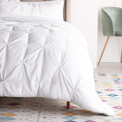 All-Season Quilted Hypoallergenic Plush Microfiber Fill Comforter | AnyLinen