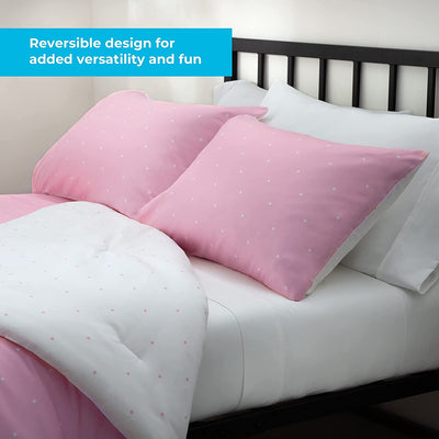All-Season Quilted Hypoallergenic Plush Microfiber Fill Comforter | AnyLinen