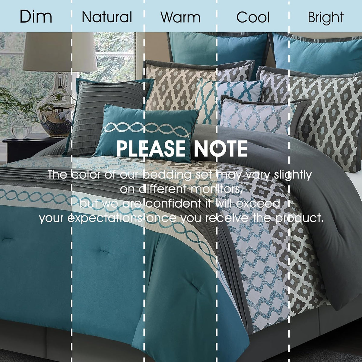 All Seasons Bed in a Bag Comforter 10 pcs Set