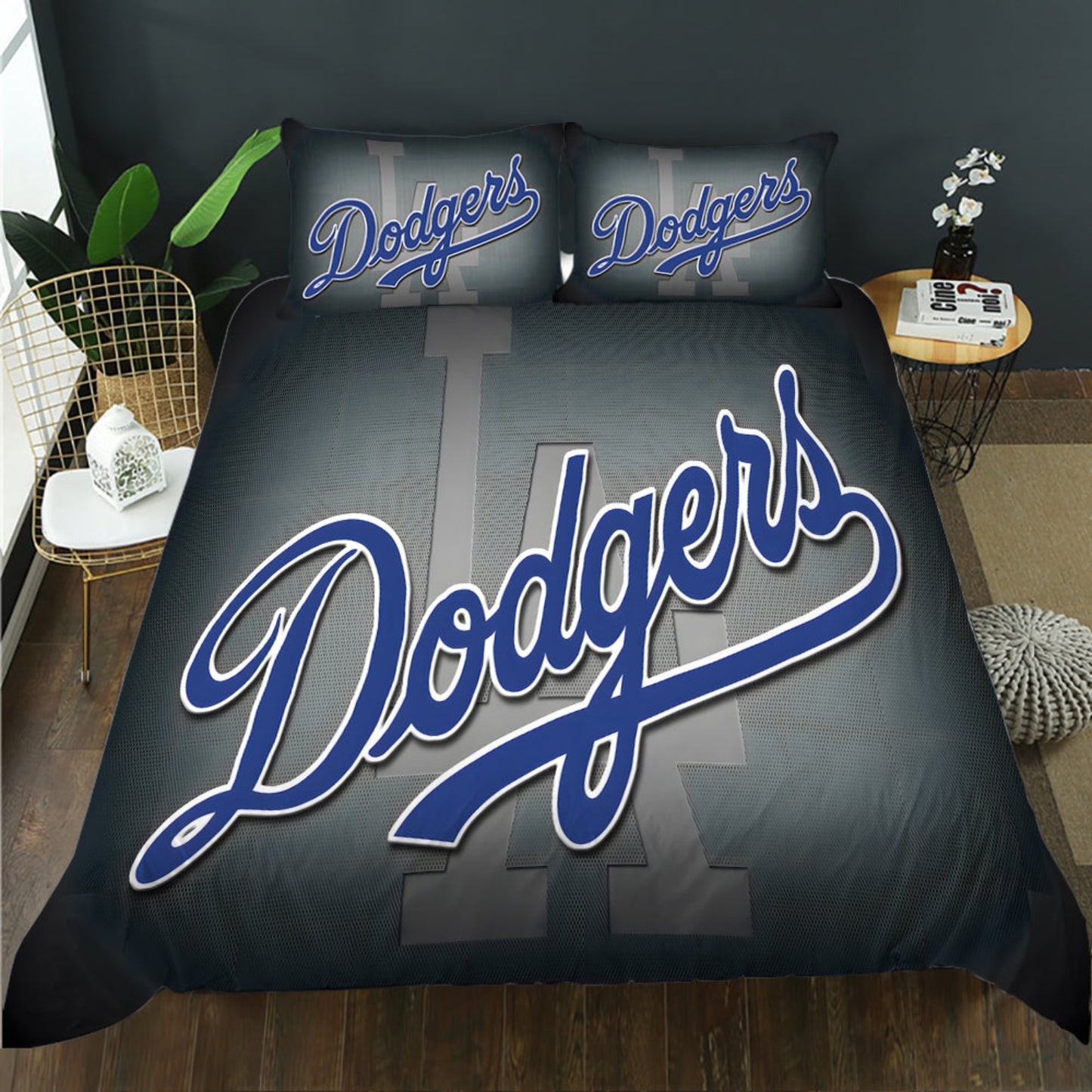 Baseball-Inspired Bedding Set