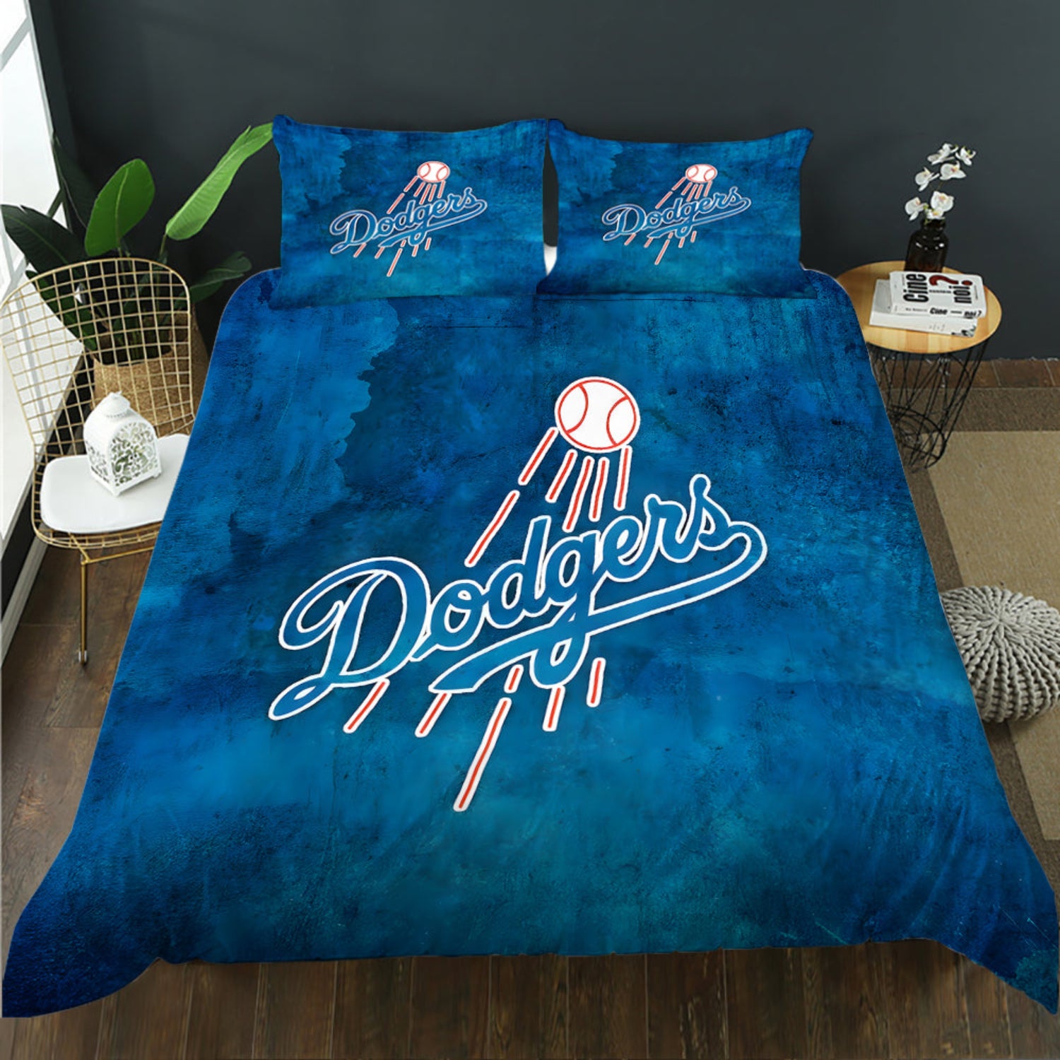 Baseball-Inspired Bedding Set