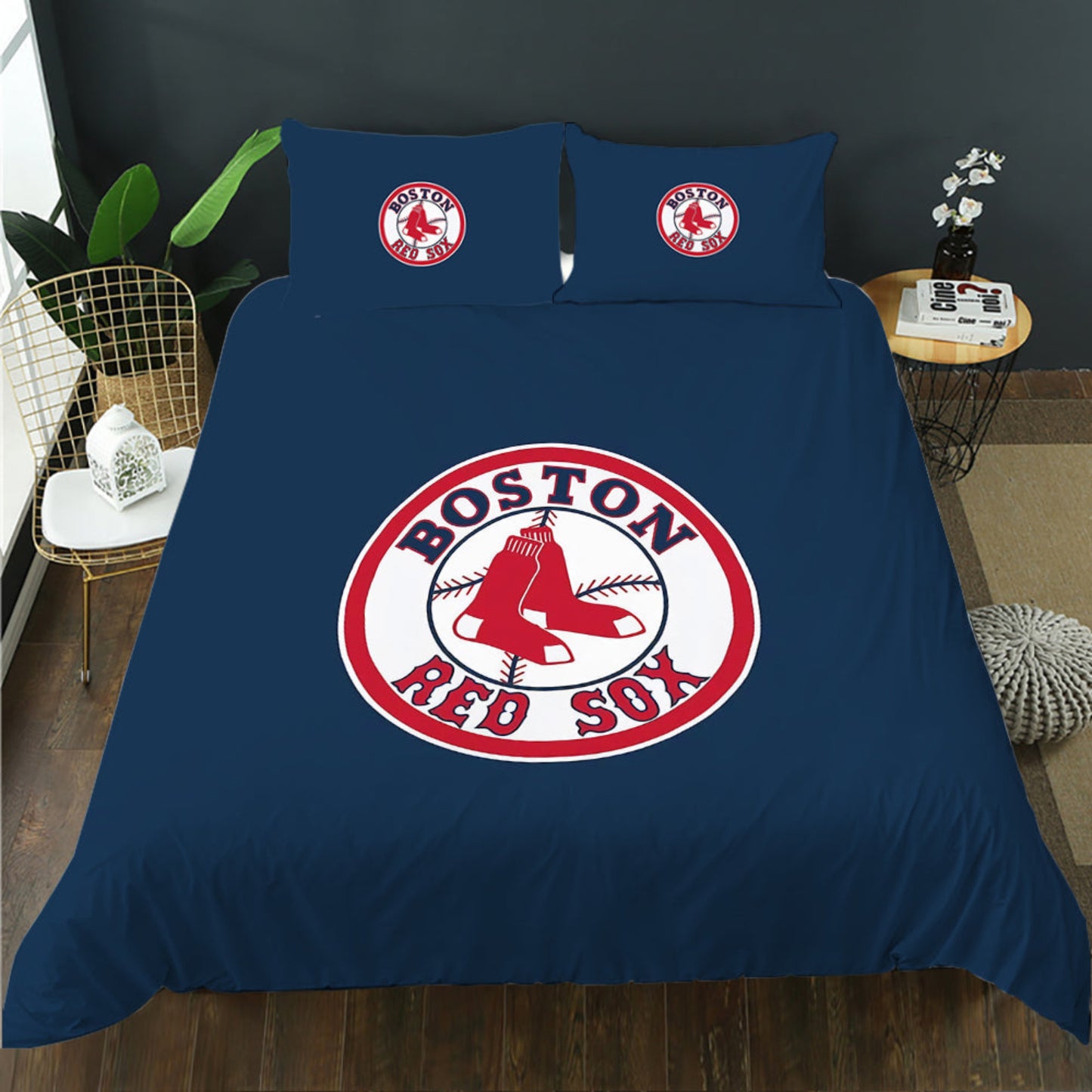 Baseball-Inspired Bedding Set