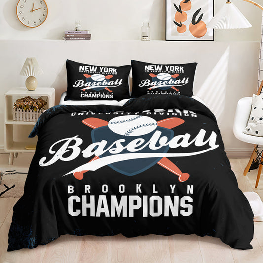 Baseball-Inspired Bedding Set