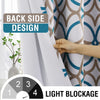Blackout Geometric Modern Design Thermal Insulated Curtains 2 Panels | AnyLinen