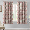 Blackout Geometric Modern Design Thermal Insulated Curtains 2 Panels | AnyLinen
