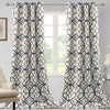 Blackout Geometric Modern Design Thermal Insulated Curtains 2 Panels | AnyLinen