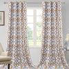 Blackout Geometric Modern Design Thermal Insulated Curtains 2 Panels | AnyLinen