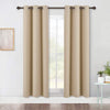 Blackout Window Treatment Thermal Insulated Grommet Drapery Panels