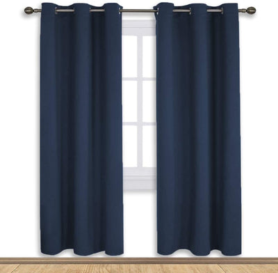 Blackout Window Treatment Thermal Insulated Grommet Drapery Panels - AnyLinen
