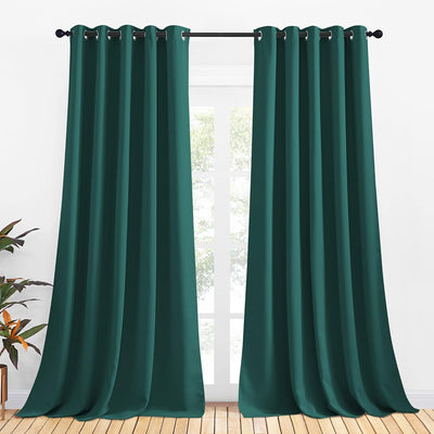 Blackout Window Treatment Thermal Insulated Grommet Drapery Panels - AnyLinen