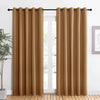 Blackout Window Treatment Thermal Insulated Grommet Drapery Panels - Any Linen