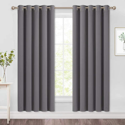 Blackout Window Treatment Thermal Insulated Grommet Drapery Panels - Any Linen