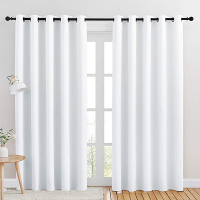 Blackout Window Treatment Thermal Insulated Grommet Drapery Panels - Any Linen
