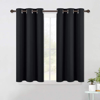 Blackout Window Treatment Thermal Insulated Grommet Drapery Panels - Any Linen