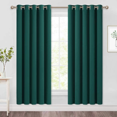 Blackout Window Treatment Thermal Insulated Grommet Drapery Panels - Any Linen