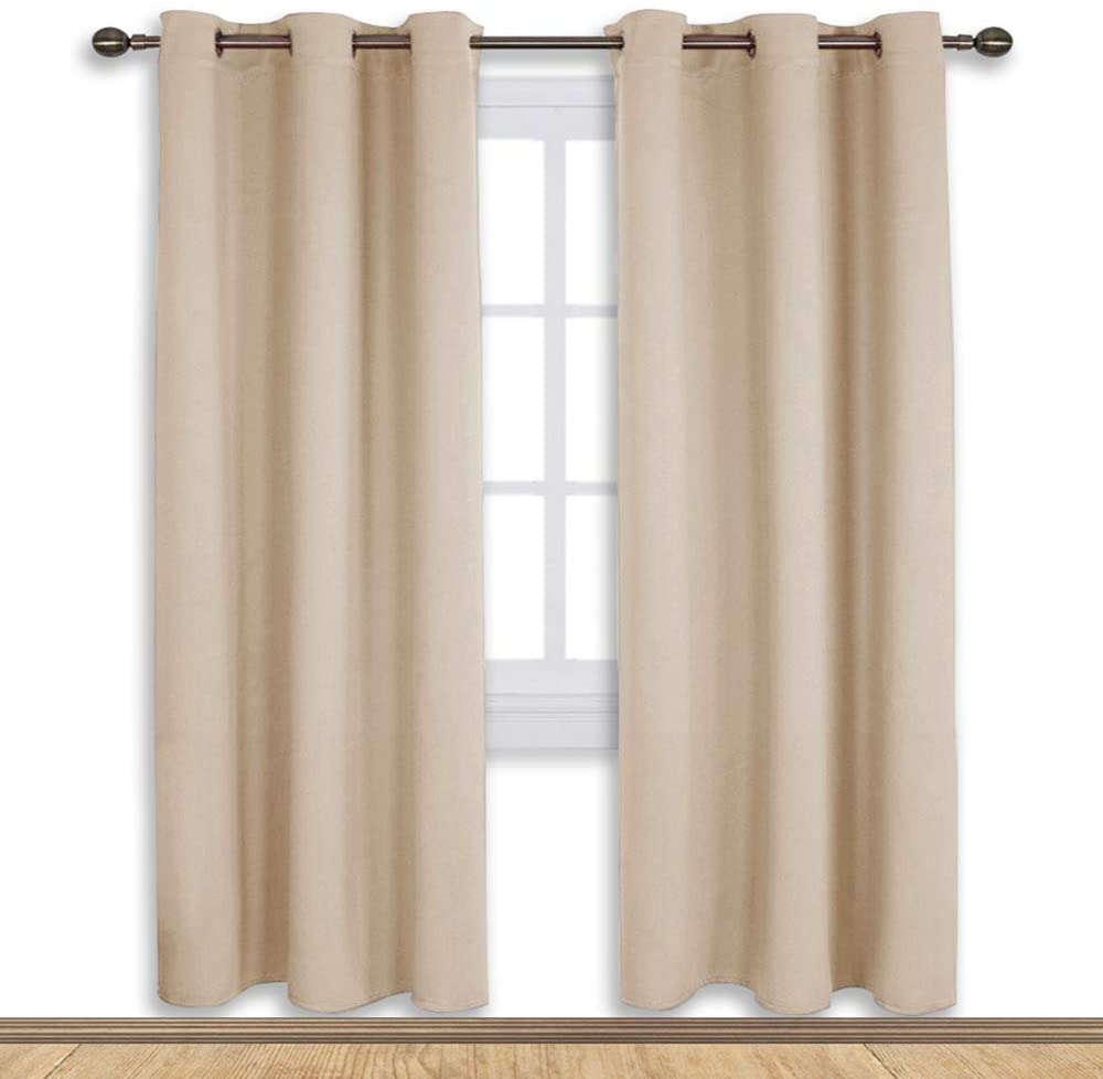 Blackout Window Treatment Thermal Insulated Grommet Drapery Panels
