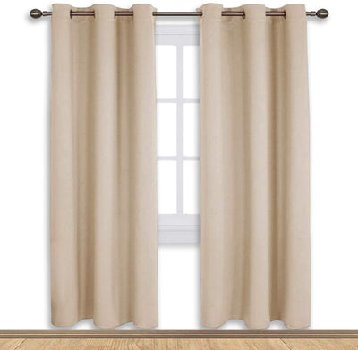 Blackout Window Treatment Thermal Insulated Grommet Drapery Panels