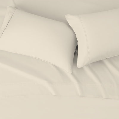 Breathable Comfortable Percale Cotton Cool Crisp Bedding Set | AnyLinen