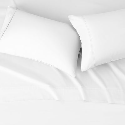 Breathable Comfortable Percale Cotton Cool Crisp Bedding Set | AnyLinen