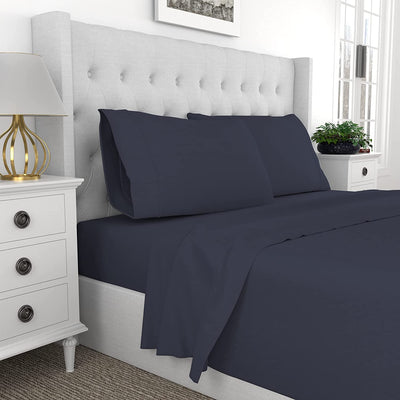 Breathable Comfortable Percale Cotton Cool Crisp Bedding Set | AnyLinen