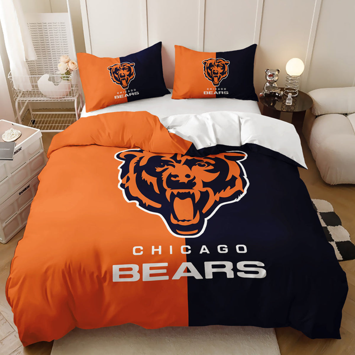 Chicago Bears Inspired Bedding Collection