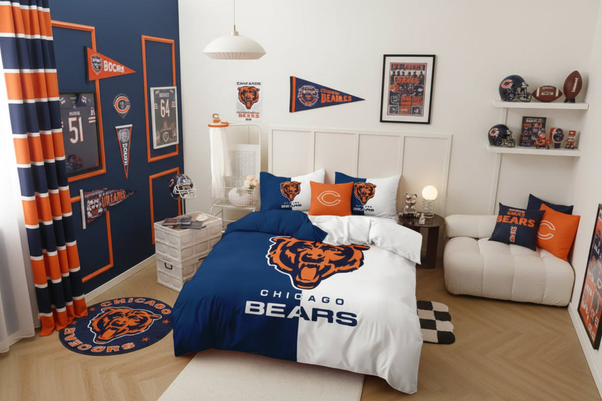 Chicago Bears Inspired Bedding Collection