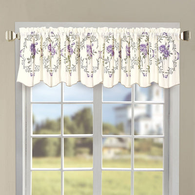 Classic Embroidery Valance | Any Linen