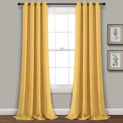 Decor Curtains Grommet Panel with Insulated Blackout Lining | AnyLinen