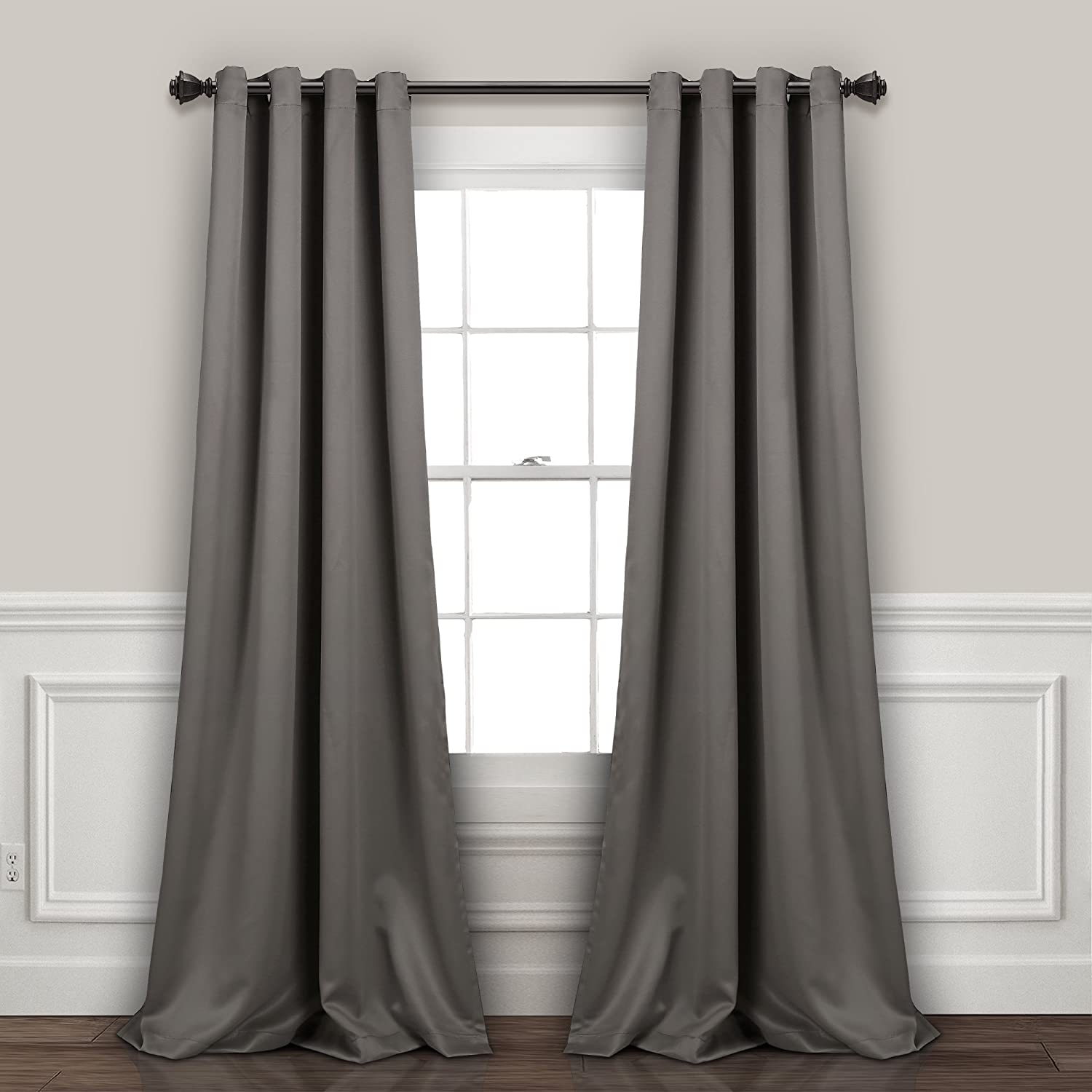 Decor Curtains Grommet Panel with Insulated Blackout Lining | AnyLinen