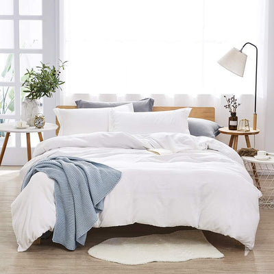 Duvet Cover Set Soft Breathable Zipper Closure